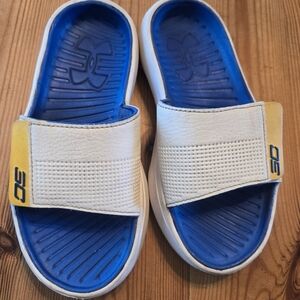 Under Amrour Steph Curry Boys Slides sz1 UA 3C